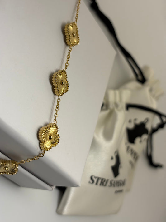 Clover Bracelet -18k Gold plated