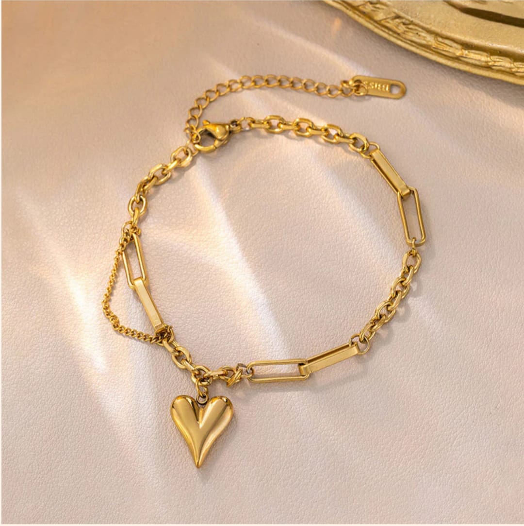 Charm Bracelet-18k Gold Plated
