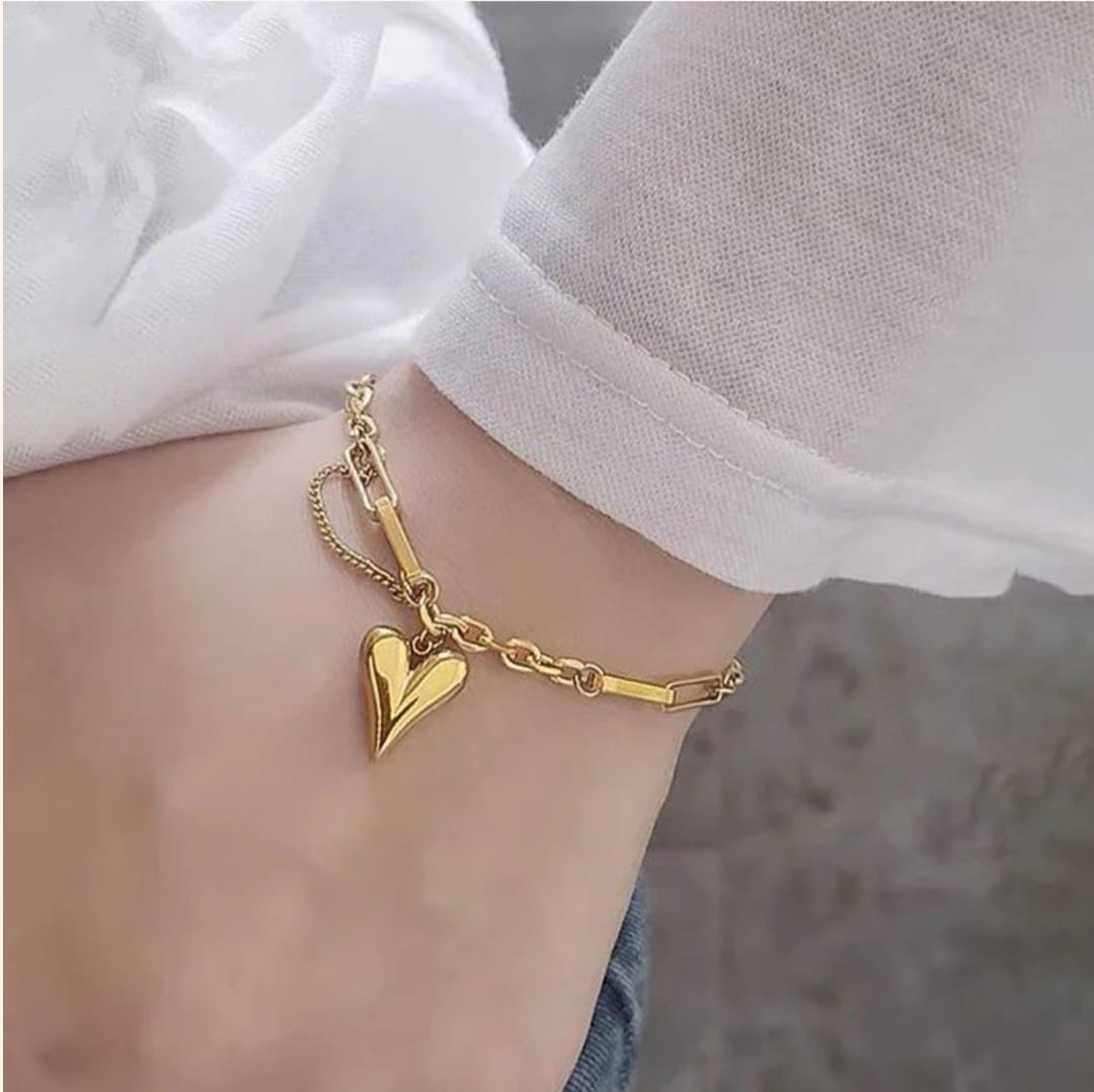 Charm Bracelet-18k Gold Plated