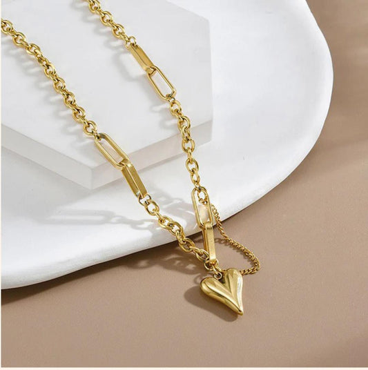Rope Pendant -18k Gold plated