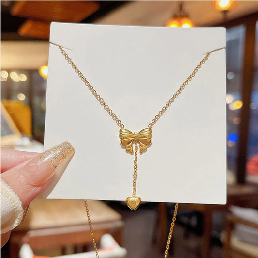 Bow Inspired Pendant-18k Gold plated
