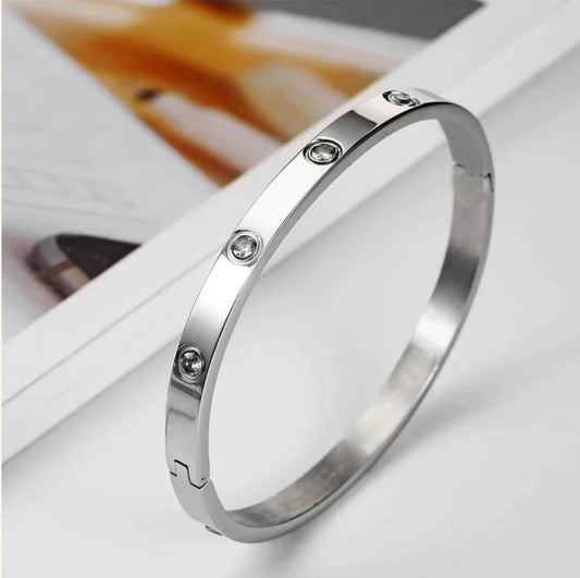 Love AD Bracelet- Silver Plating