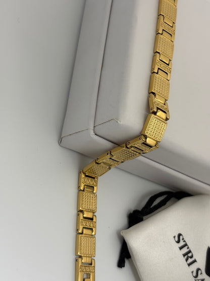 Men's Stylish Bracelet - 18k Gold Plated