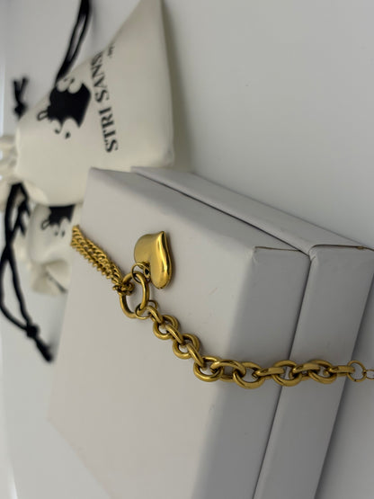 Charm Bracelet -18k Gold plated