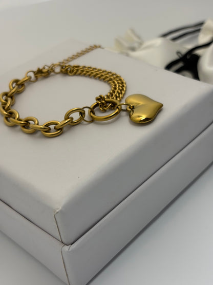 Charm Bracelet -18k Gold plated