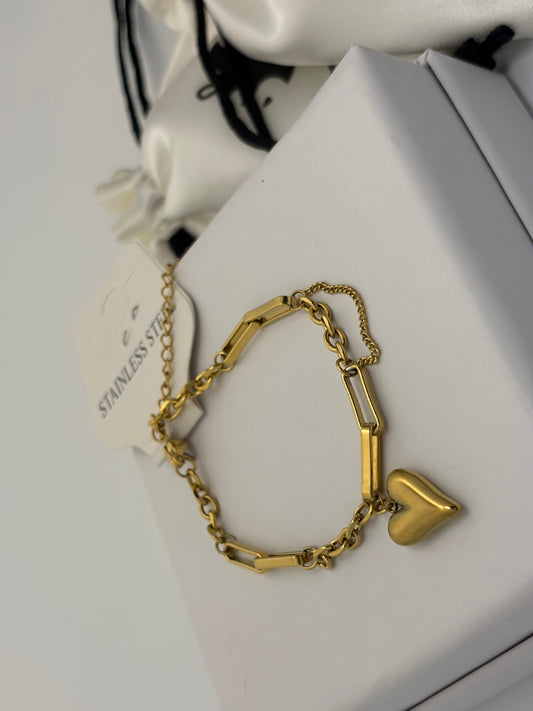 Charm Bracelet-18k Gold Plated