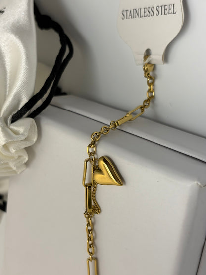 Charm Bracelet-18k Gold Plated