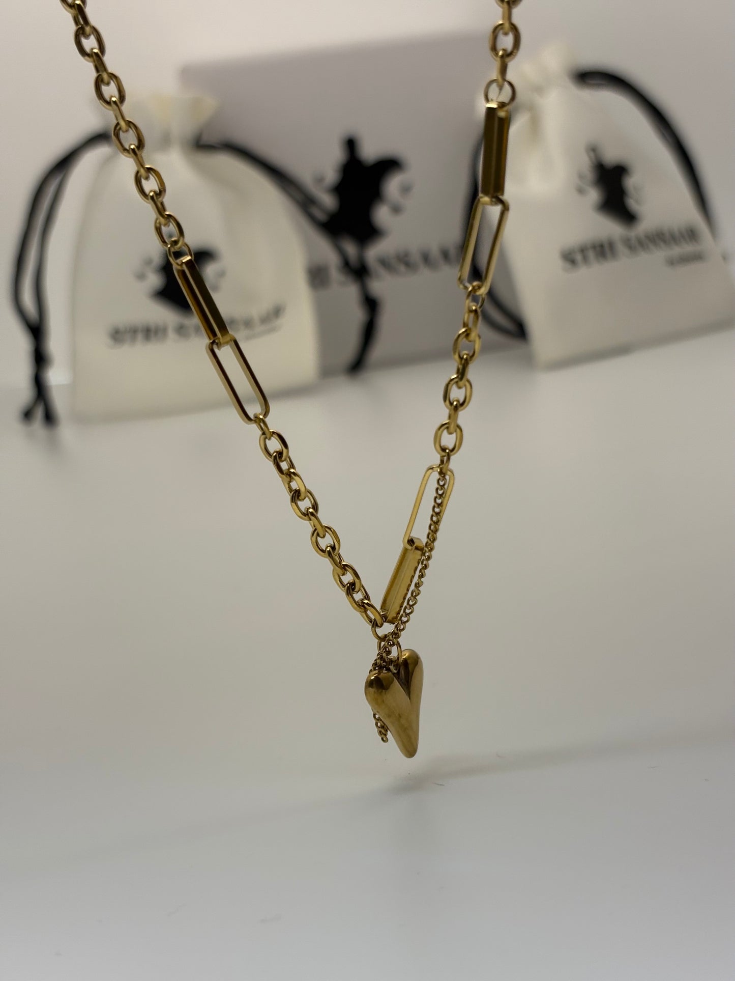 Rope Pendant -18k Gold plated