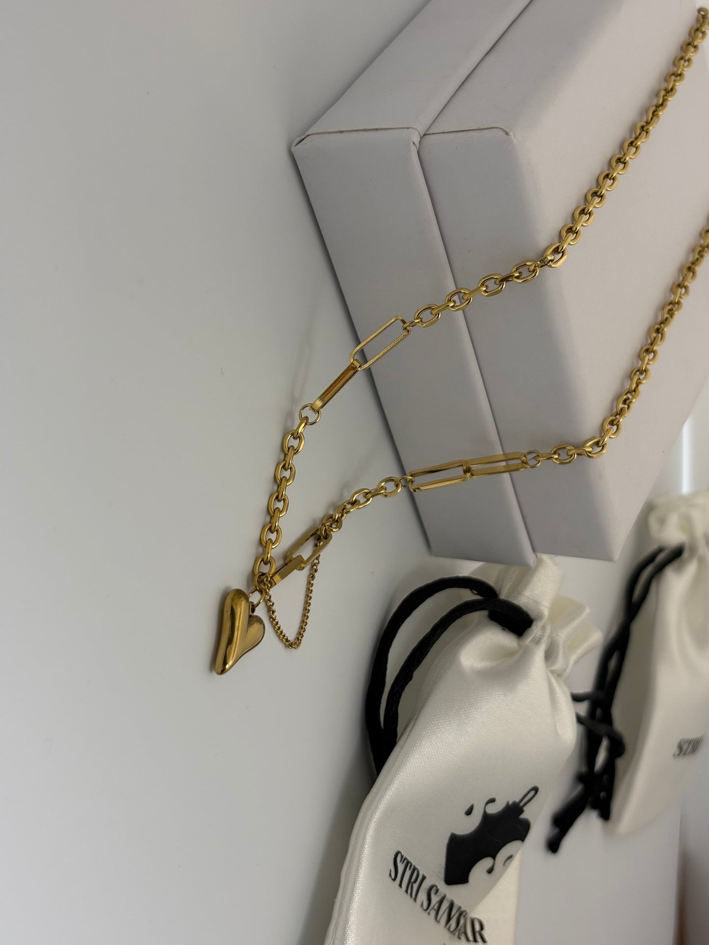 Rope Pendant -18k Gold plated