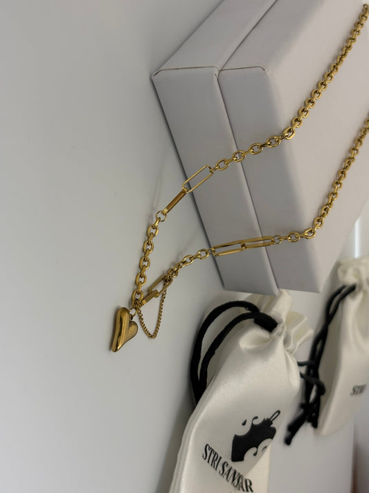 Rope Pendant -18k Gold plated