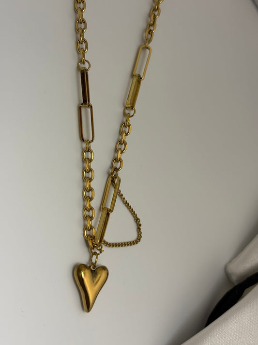 Rope Pendant -18k Gold plated
