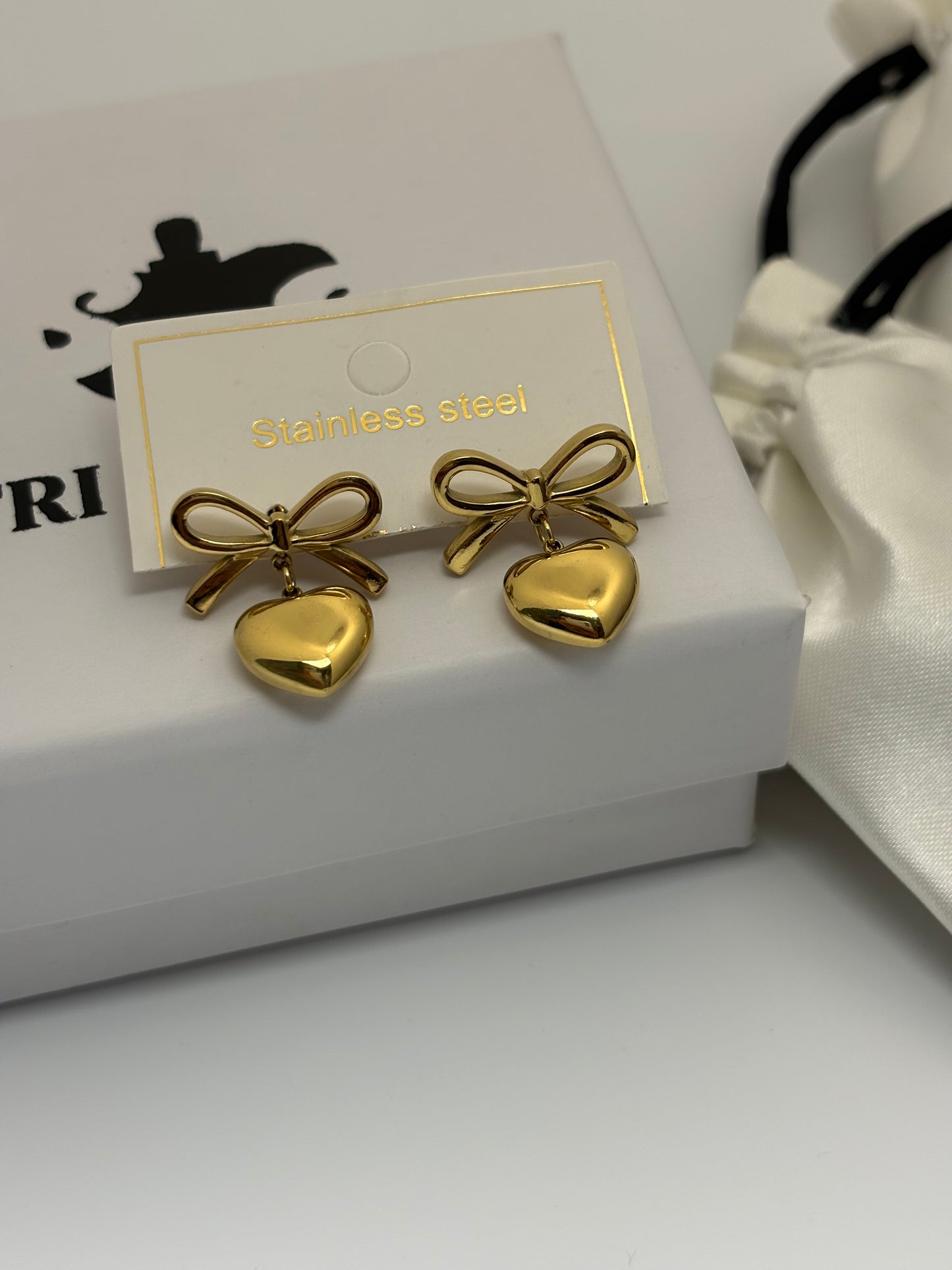 Bow Earring-18k Gold Plated