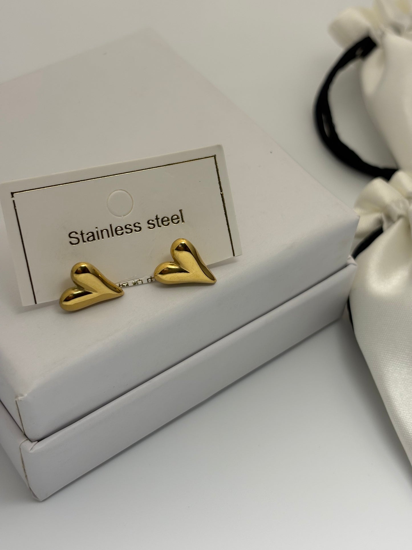 Heart Themed Earings -18k Gold plated