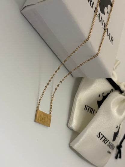 11:11 Angel Wish Pendant -18k Gold plated