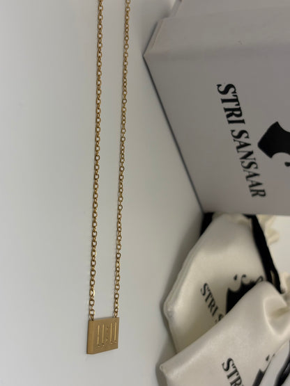 11:11 Angel Wish Pendant -18k Gold plated