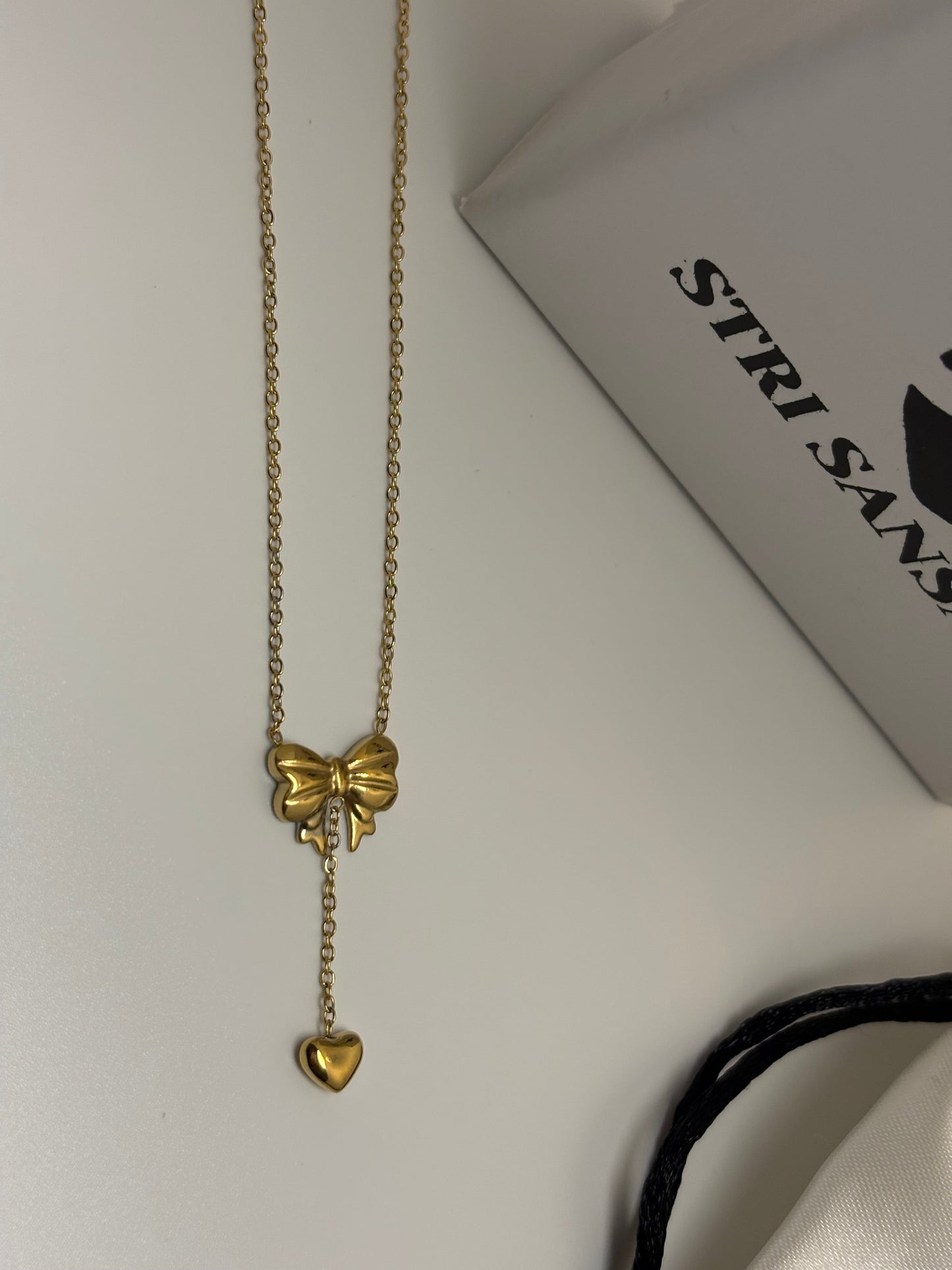 Bow Inspired Pendant-18k Gold plated