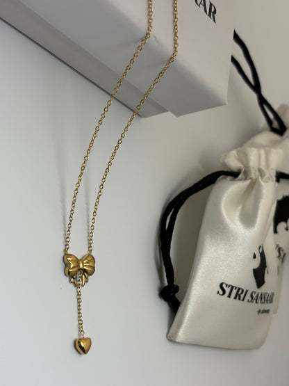 Bow Inspired Pendant-18k Gold plated