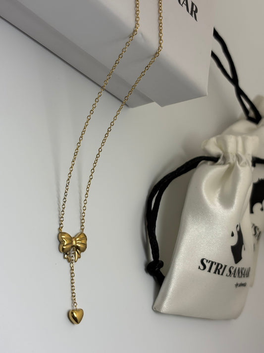 Bow Inspired Pendant-18k Gold plated