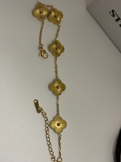 Clover Bracelet -18k Gold plated