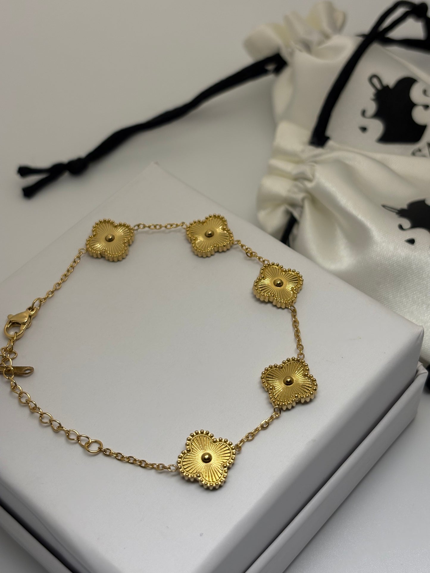Clover Bracelet -18k Gold plated