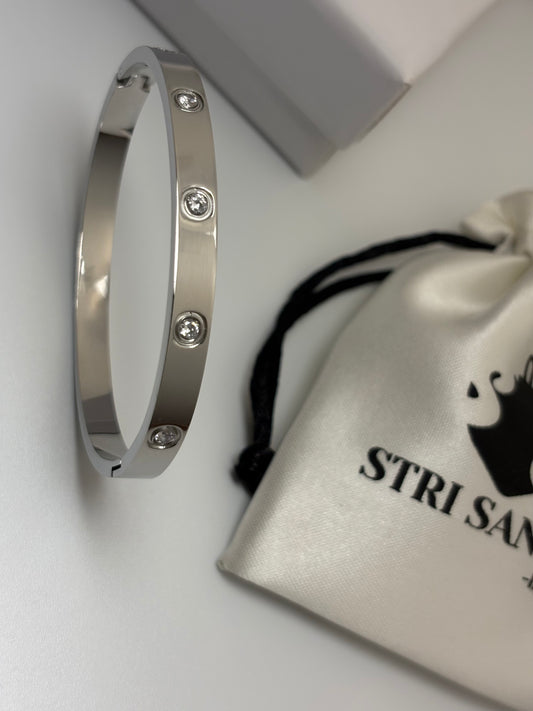 Love AD Bracelet- Silver Plating