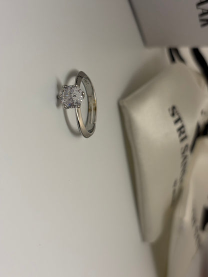 Crystal Studded Ring-Anti Tarnish