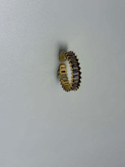 AD Stone Adjustable Ring- Anti Tarnish.