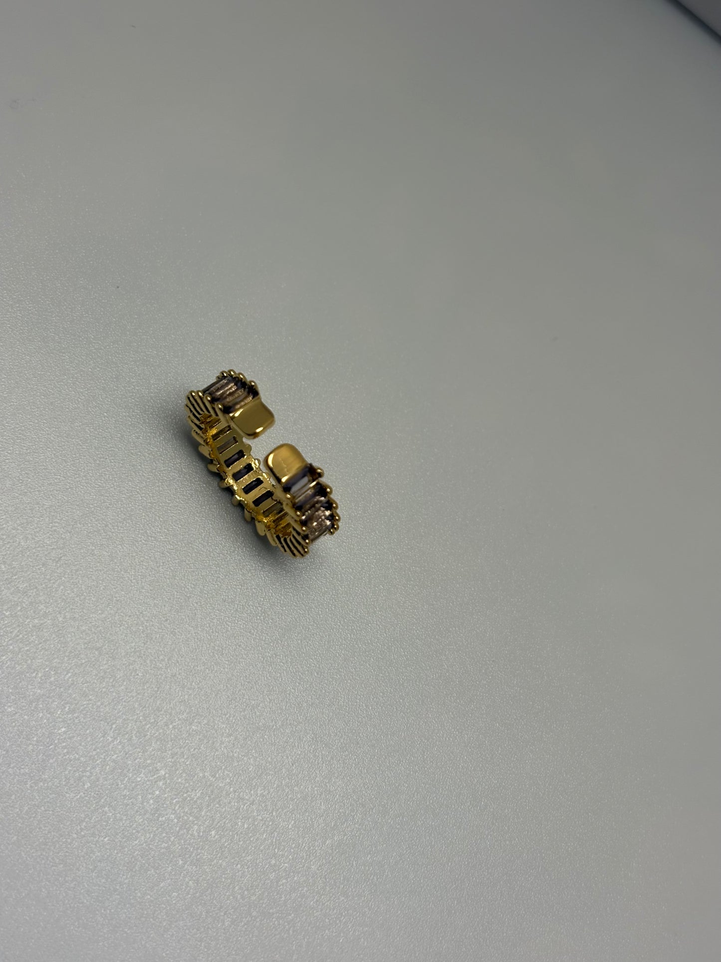 AD Stone Adjustable Ring- Anti Tarnish.