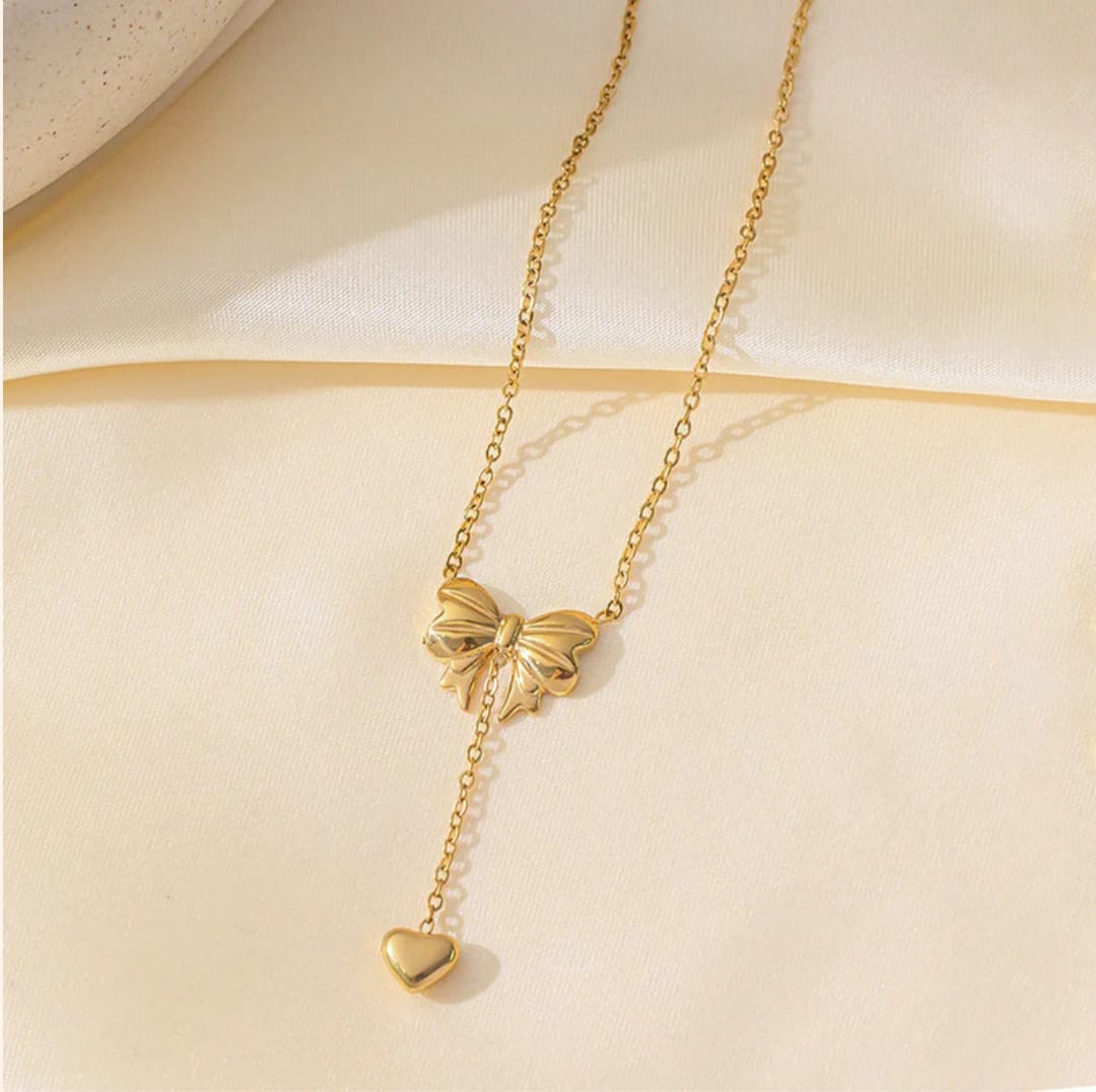 Bow Inspired Pendant-18k Gold plated