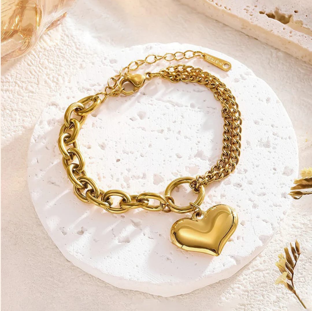 Charm Bracelet -18k Gold plated
