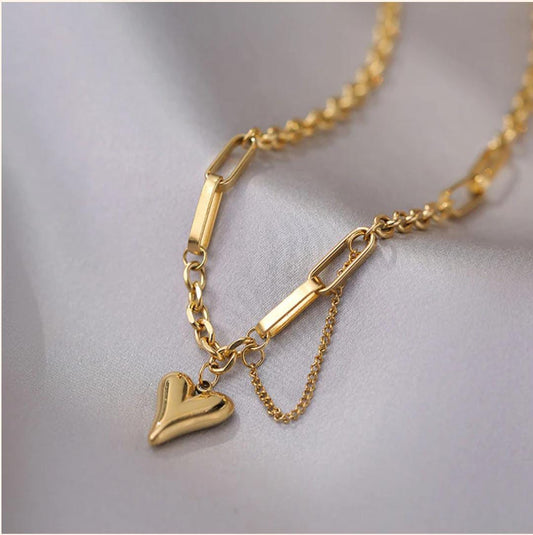 Rope Pendant -18k Gold plated