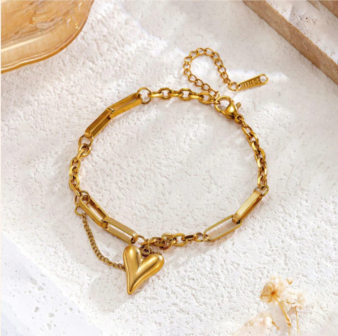 Charm Bracelet-18k Gold Plated