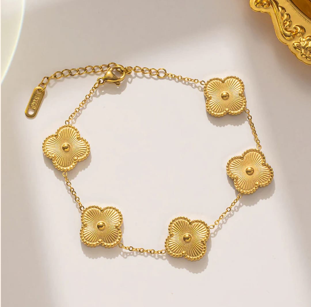 Clover Bracelet -18k Gold plated