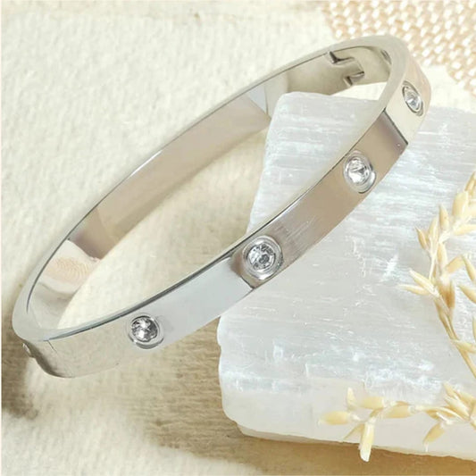 Love AD Bracelet- Silver Plating