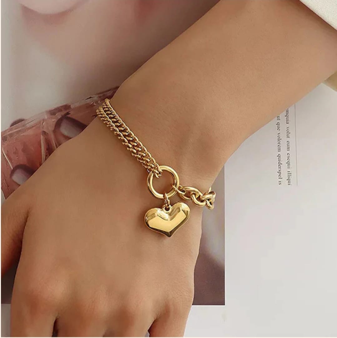 Charm Bracelet -18k Gold plated