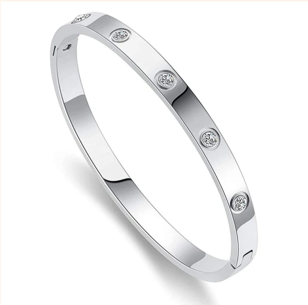 Love AD Bracelet- Silver Plating